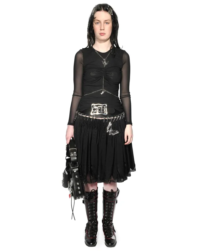 Groove Knee Carabiner Skirt sold by Chopova Lowena