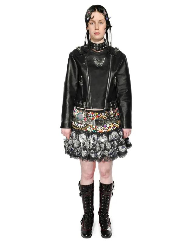 Skyhawk Beaded Mini Skirt sold by Chopova Lowena