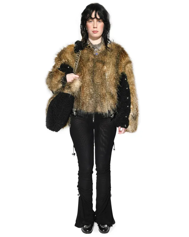 Sonicscape Black Mesh Leggings sold by Chopova Lowena