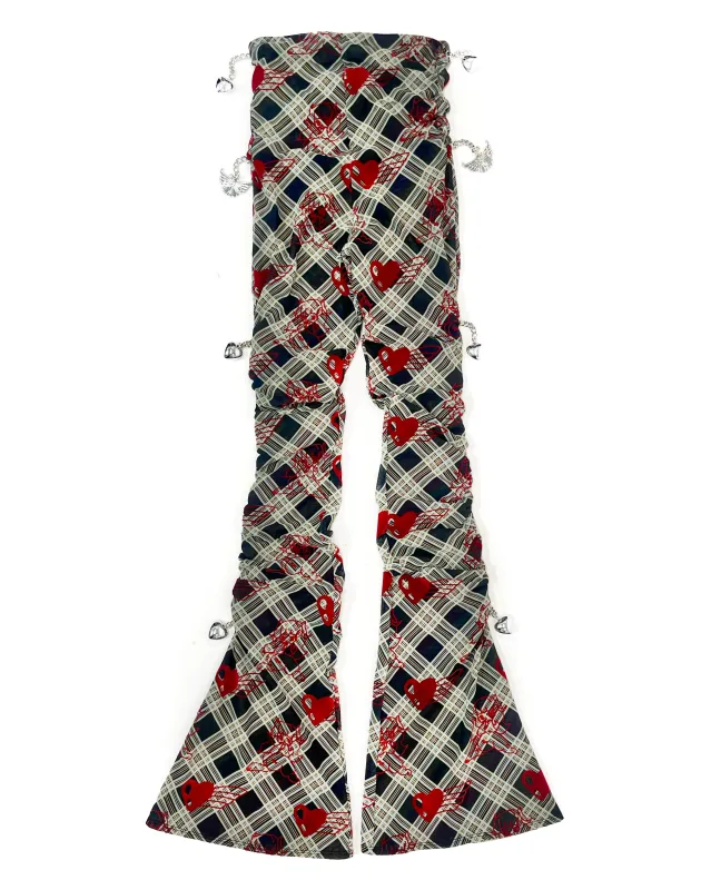 Sonicscape Plaid Mesh Leggings sold by Chopova Lowena
