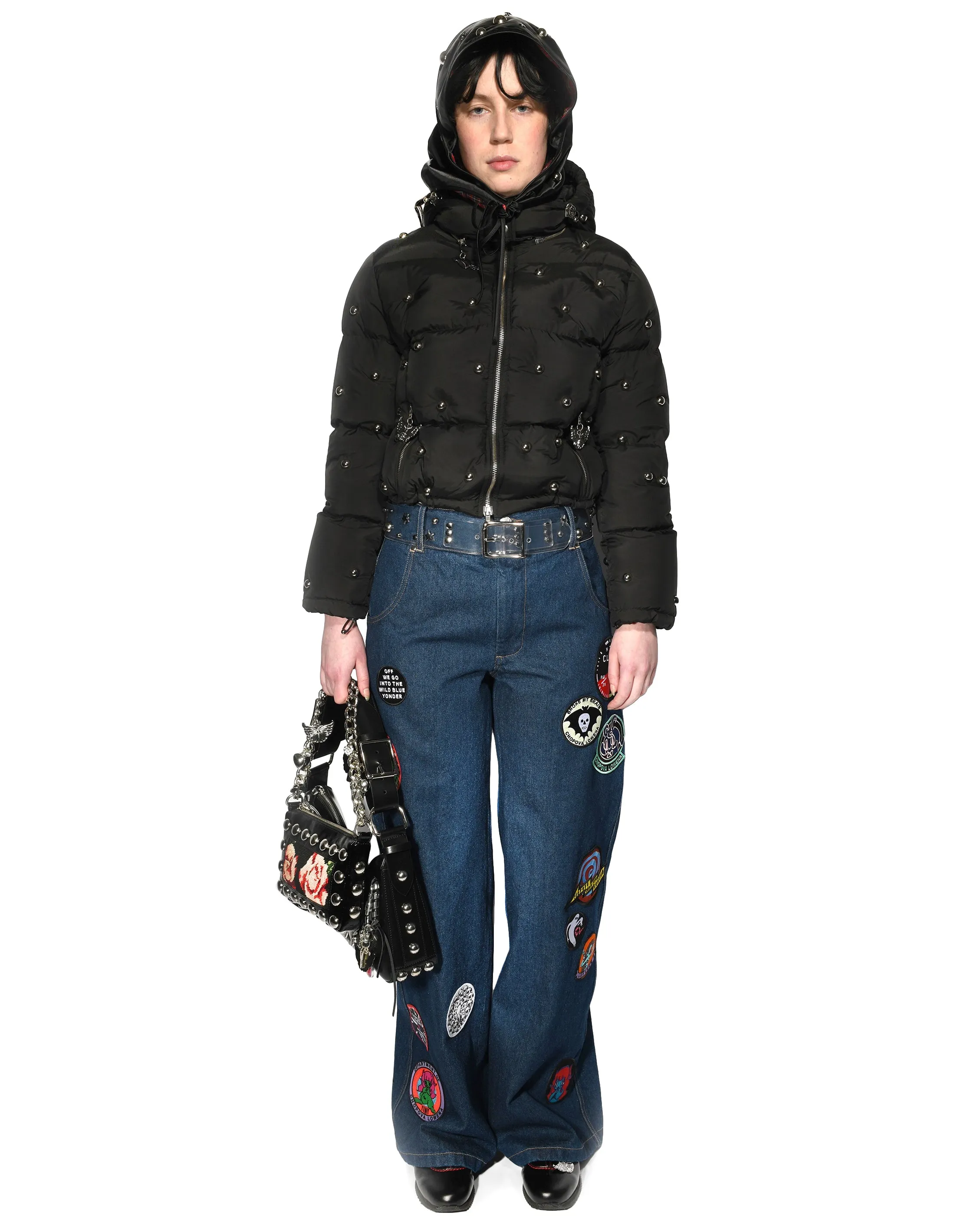 Fallout Black Puffer Jacket sold by Chopova Lowena