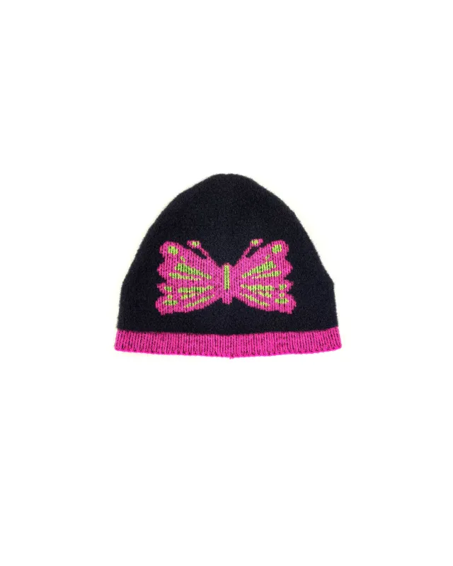 Cyber Butterfly Beanie sold by Chopova Lowena