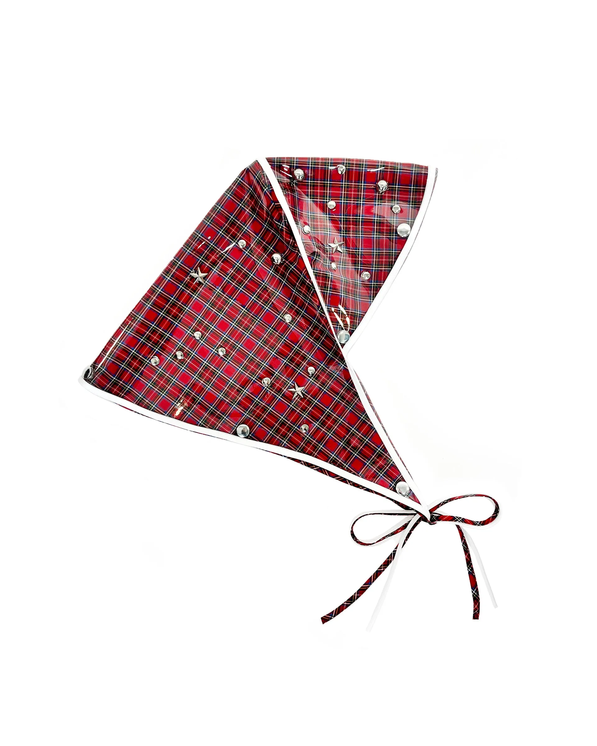 Rain Hat Red Tartan sold by Chopova Lowena