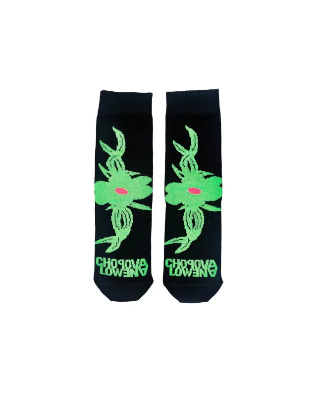 Pointy Floral Short Socks sold by Chopova Lowena