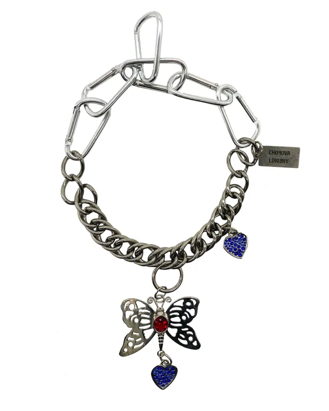 Dangle Fly Carabiner Necklace sold by Chopova Lowena