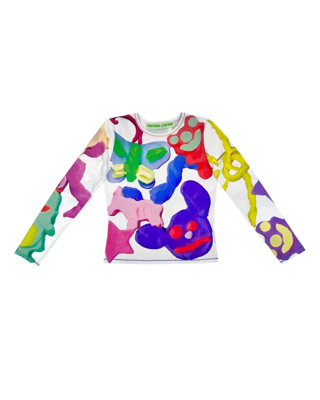 Putty Pals Fitted Jersey Top made by Chopova Lowena