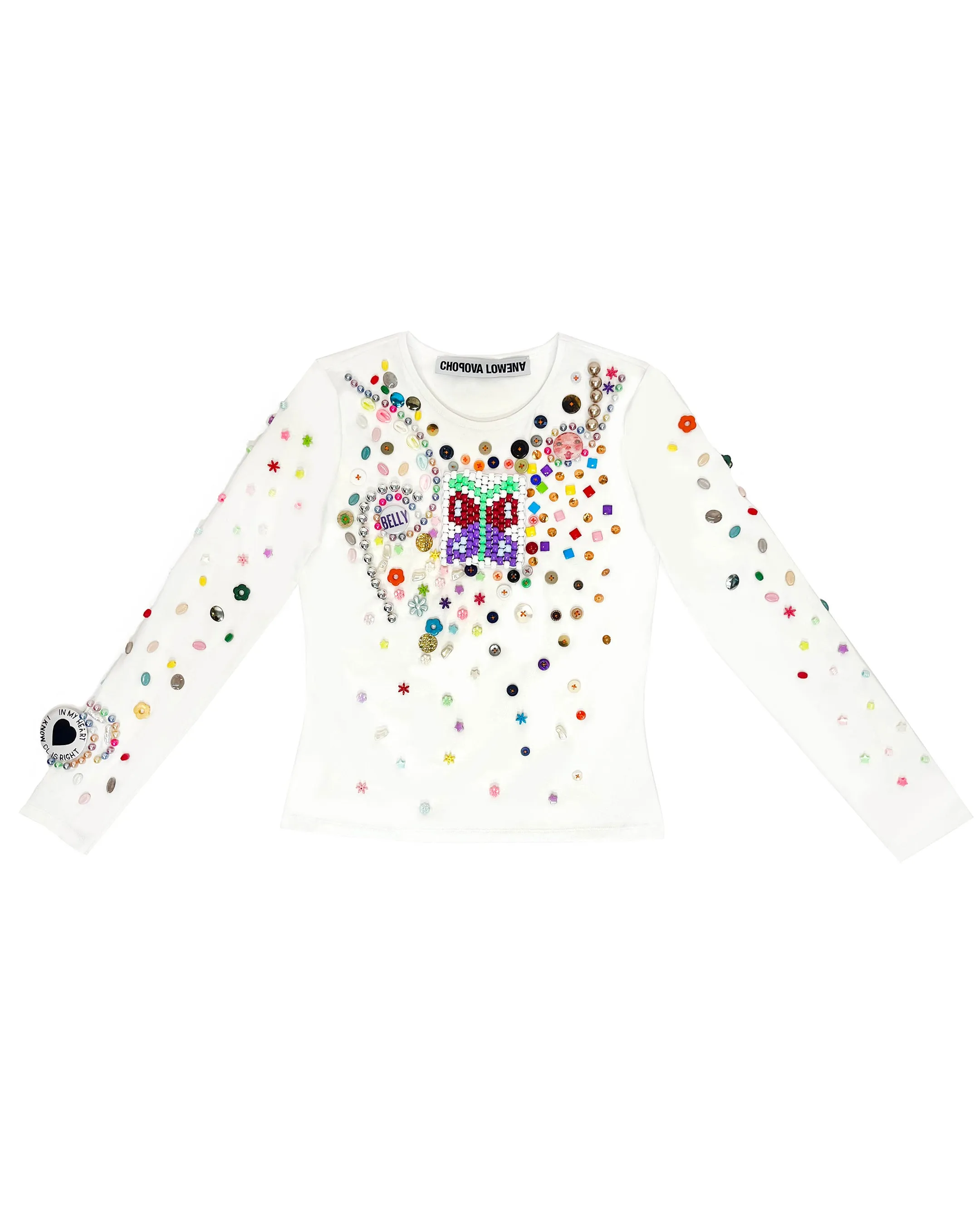 Day Defunct Beaded Jersey Top sold by Chopova Lowena product image thumbnail 2