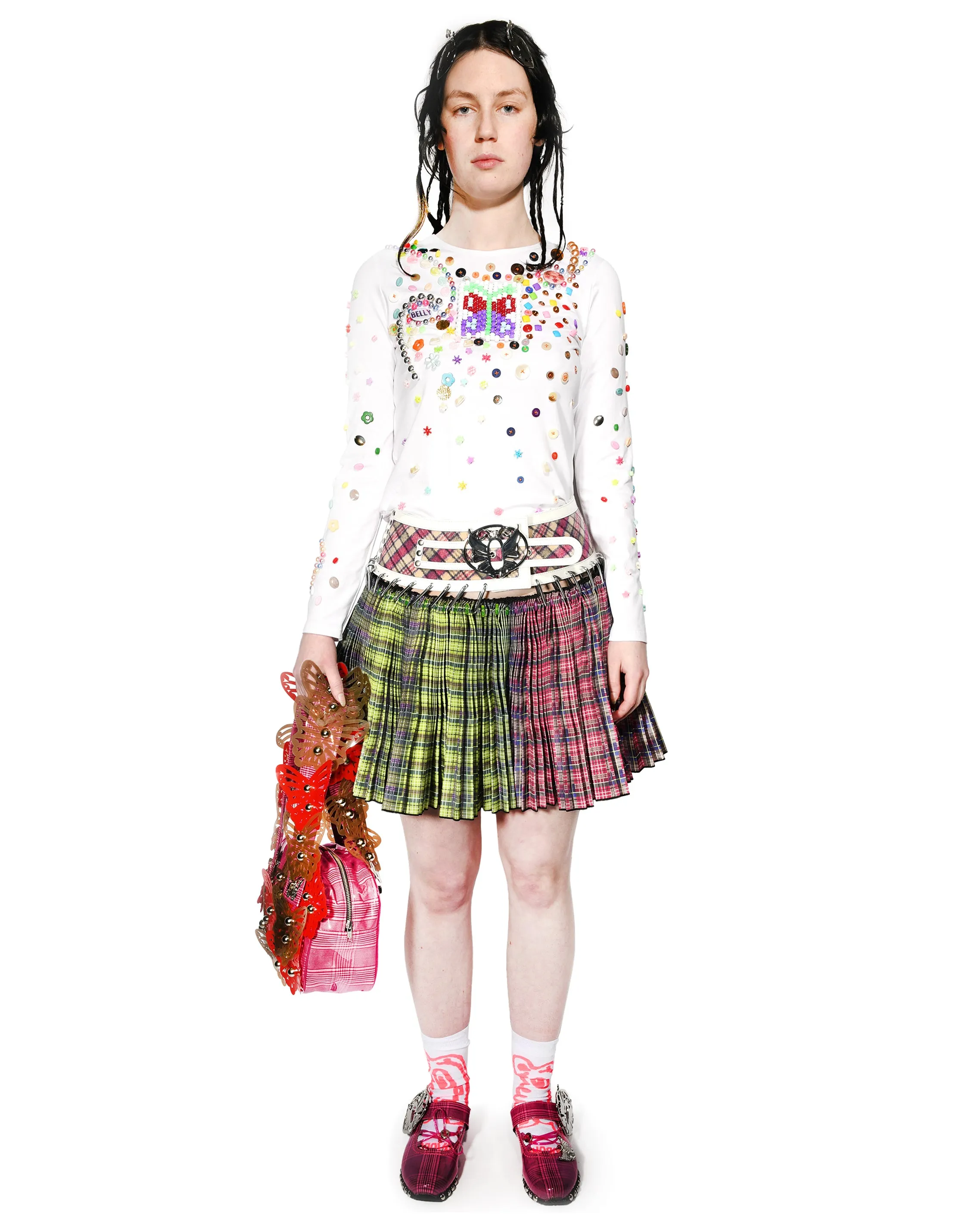 Day Defunct Beaded Jersey Top sold by Chopova Lowena