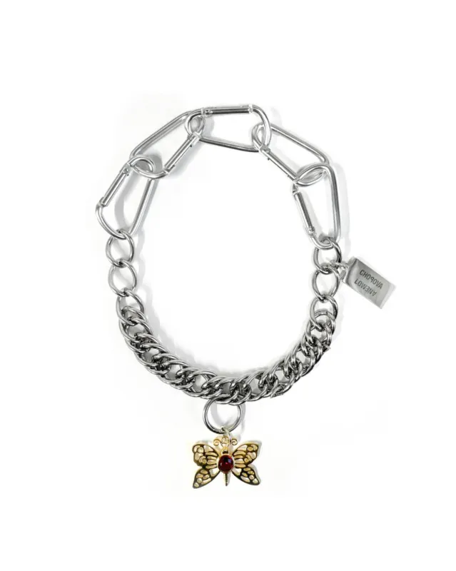 Butter Heart Carabiner Necklace sold by Chopova Lowena