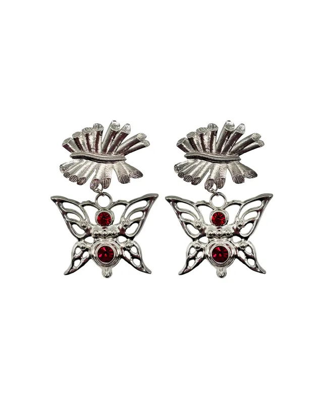 Barbed Bug Drop Earrings sold by Chopova Lowena