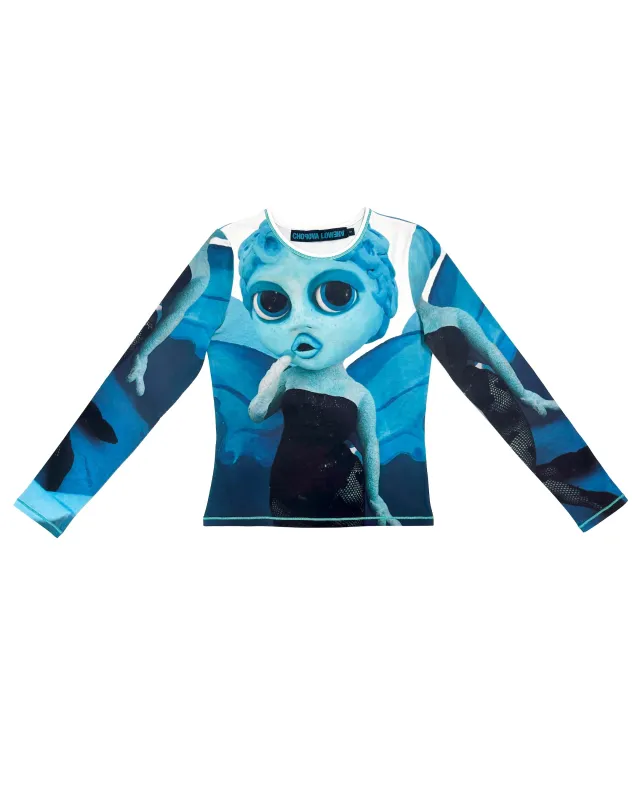 Hay, Zhasmina Perfume Jersey Top sold by Chopova Lowena