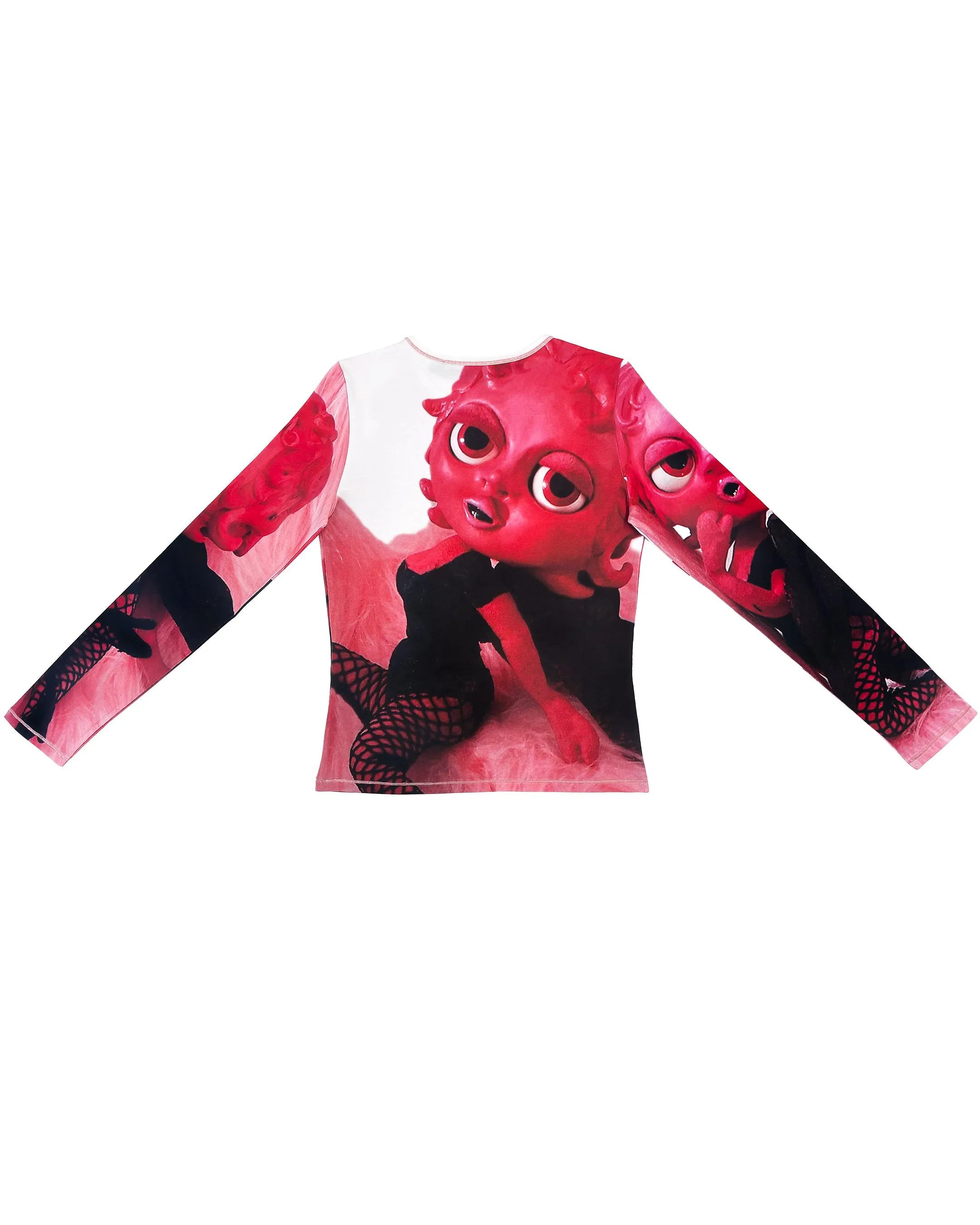 Queen Rosa Perfume Fitted Jersey Top sold by Chopova Lowena product image thumbnail 2