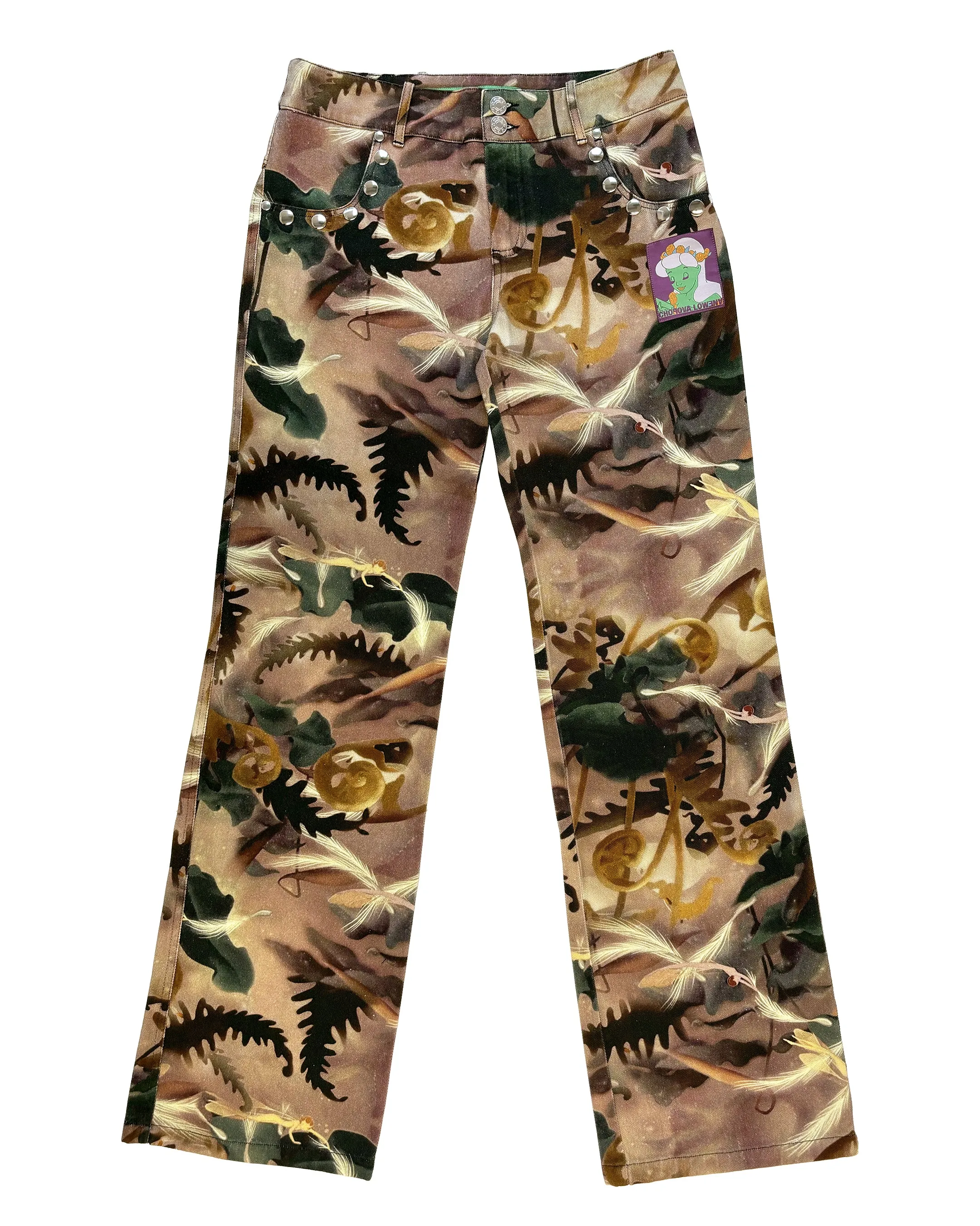 Disney X Chopova Lowena Fantasia Camo Print Jeans Denim Multi sold by Chopova Lowena