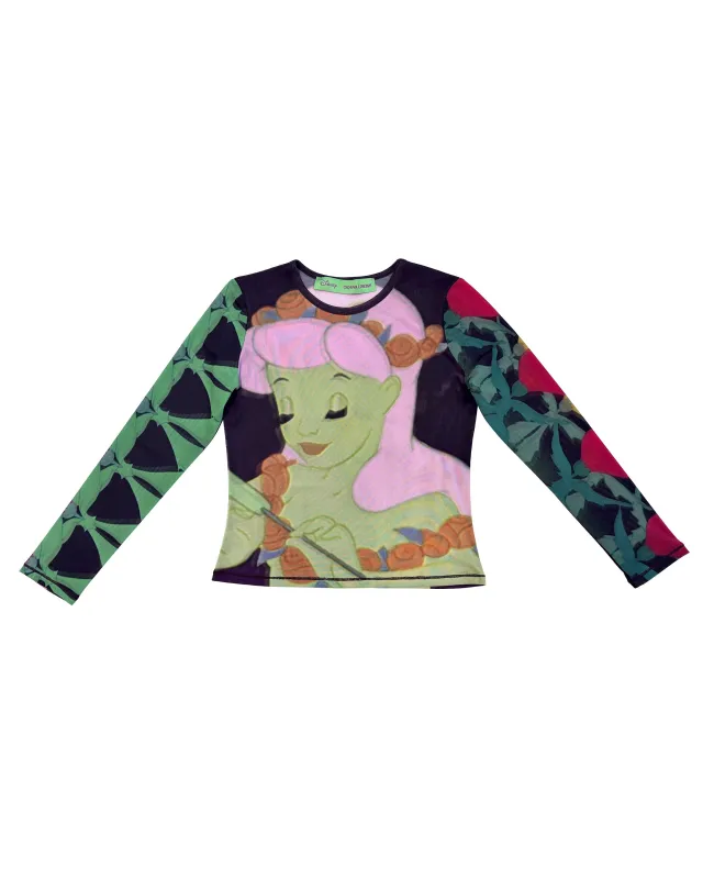 Disney X Chopova Lowena Centaurette Long Sleeve Mesh Top sold by Chopova Lowena