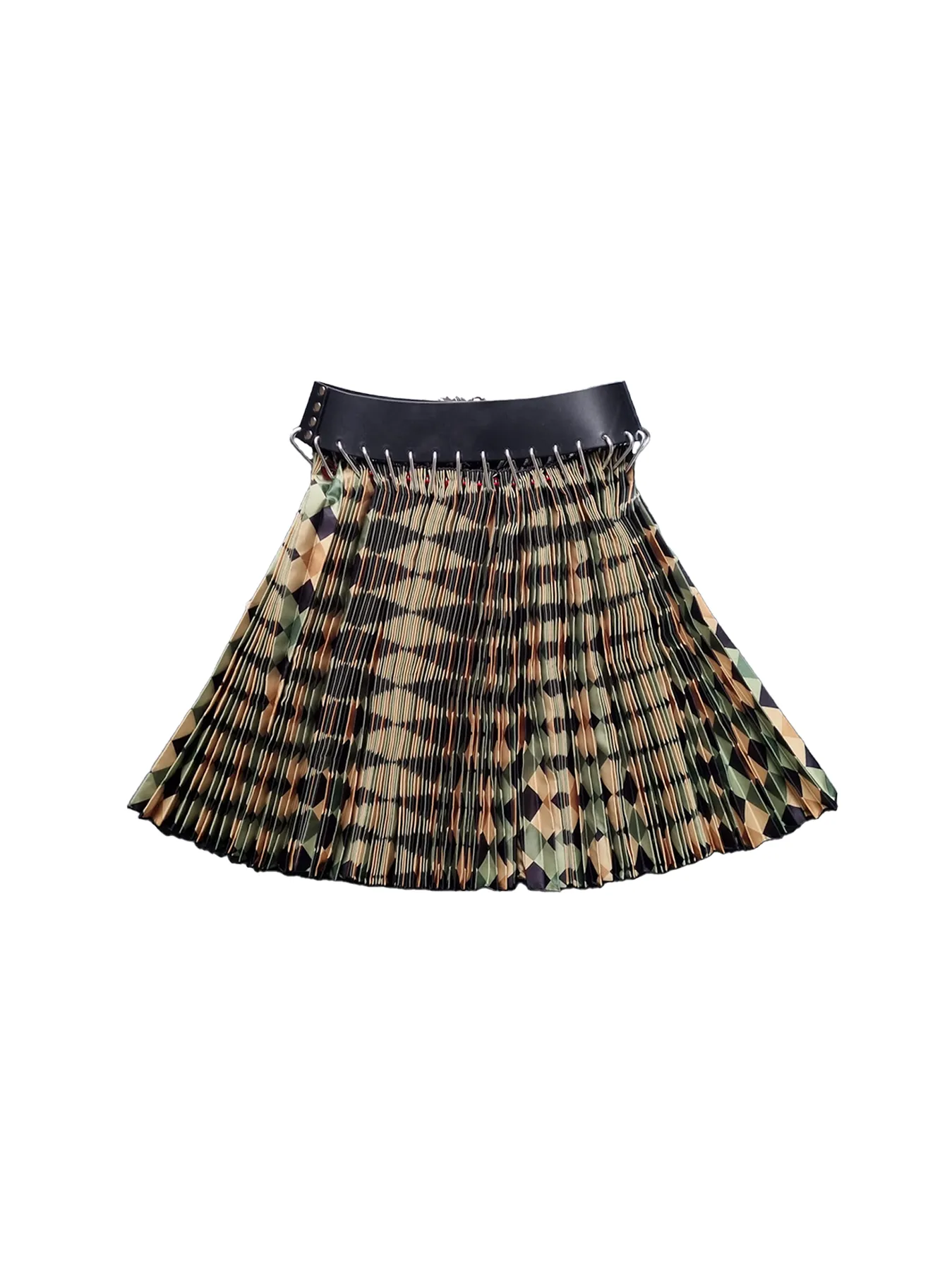 Green Argyle Mini Skirt sold by Chopova Lowena product image thumbnail 2