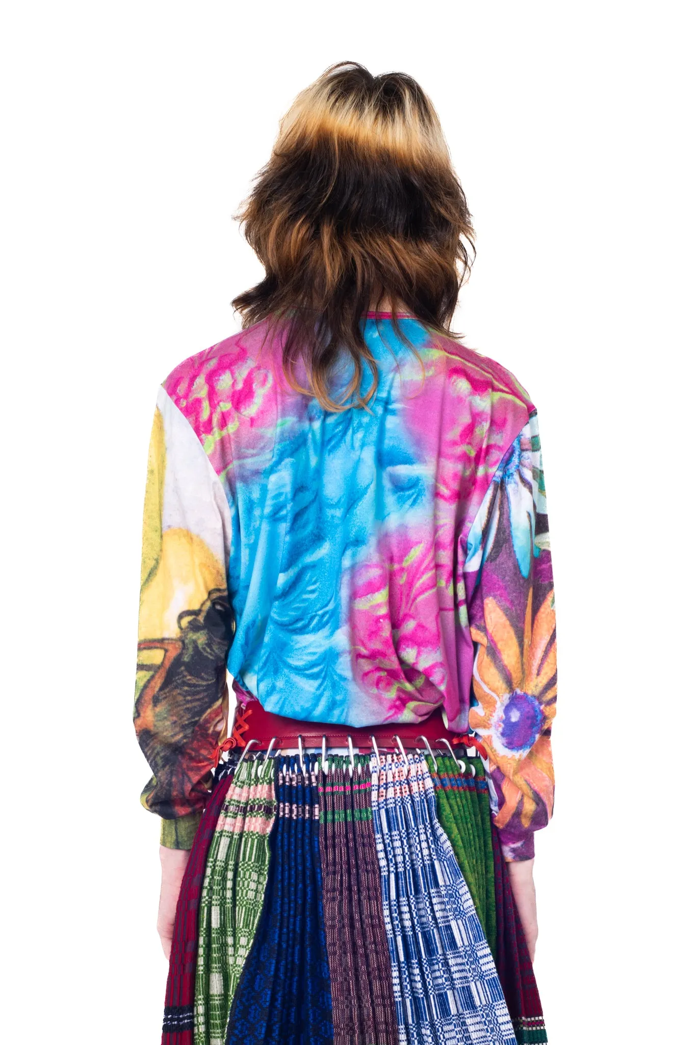 Leg on Blue Oversized Jersey Top sold by Chopova Lowena product image thumbnail 3