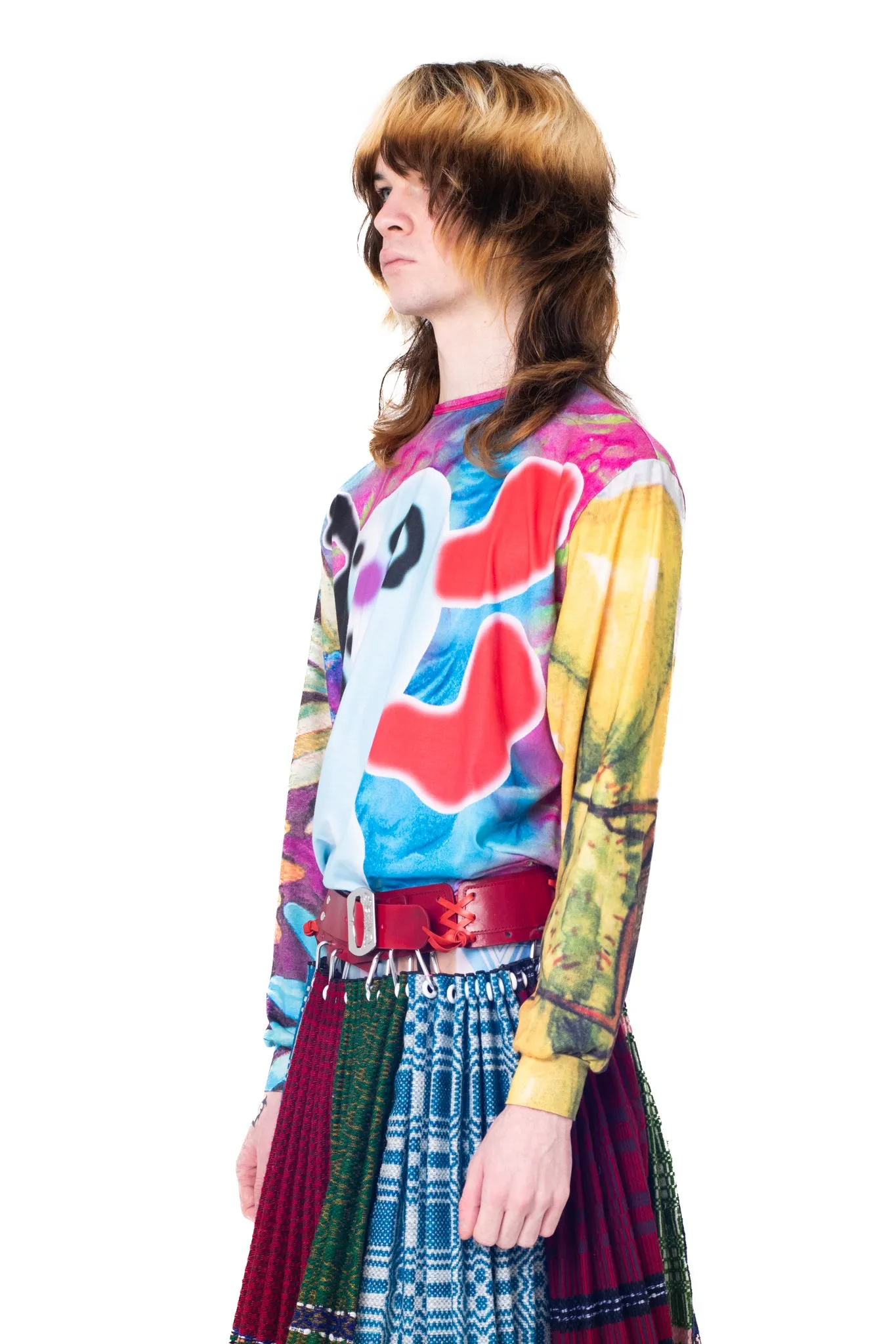 Leg on Blue Oversized Jersey Top sold by Chopova Lowena product image thumbnail 4