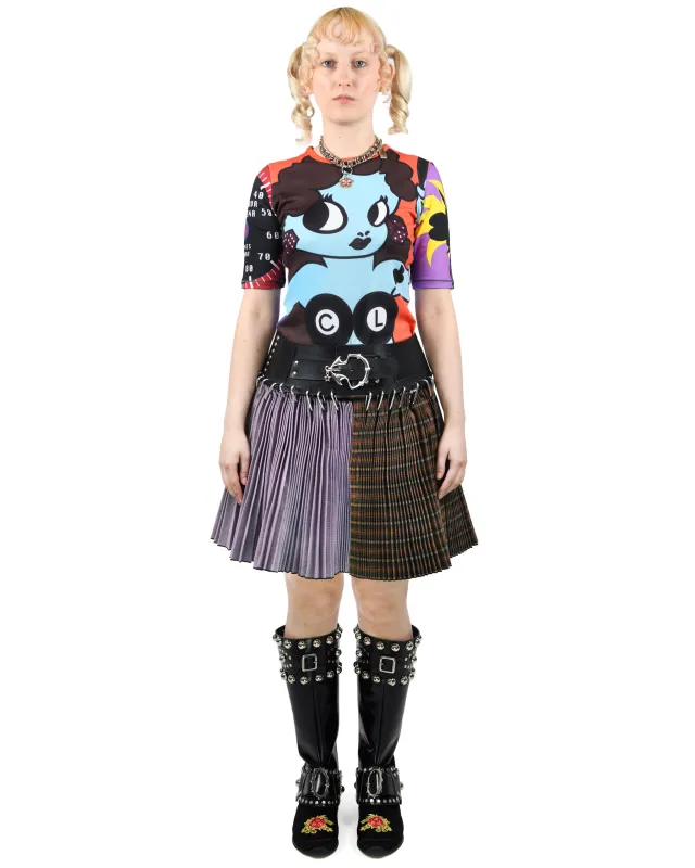 Exclusive Cardholder Belt Cotton Mini Carabiner Skirt sold by Chopova Lowena