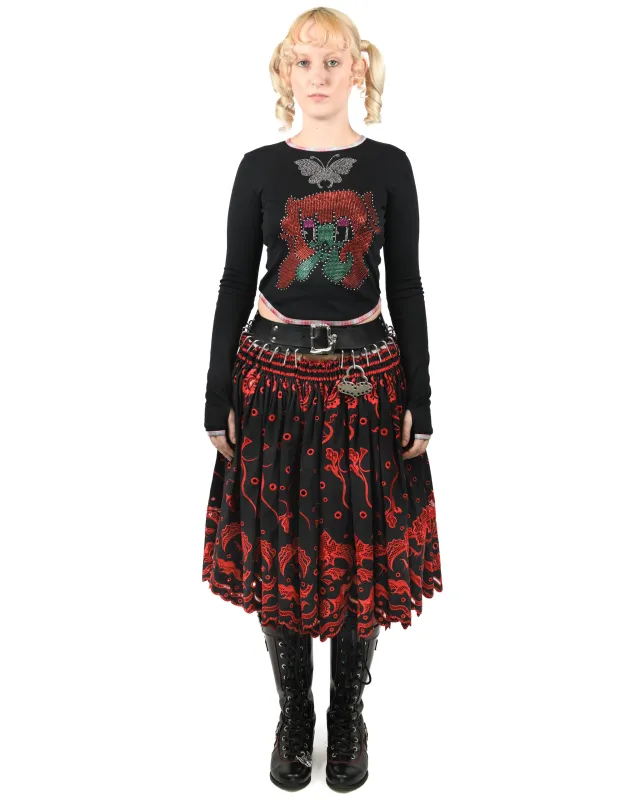 Exclusive Ida Knee Carabiner Skirt made by Chopova Lowena