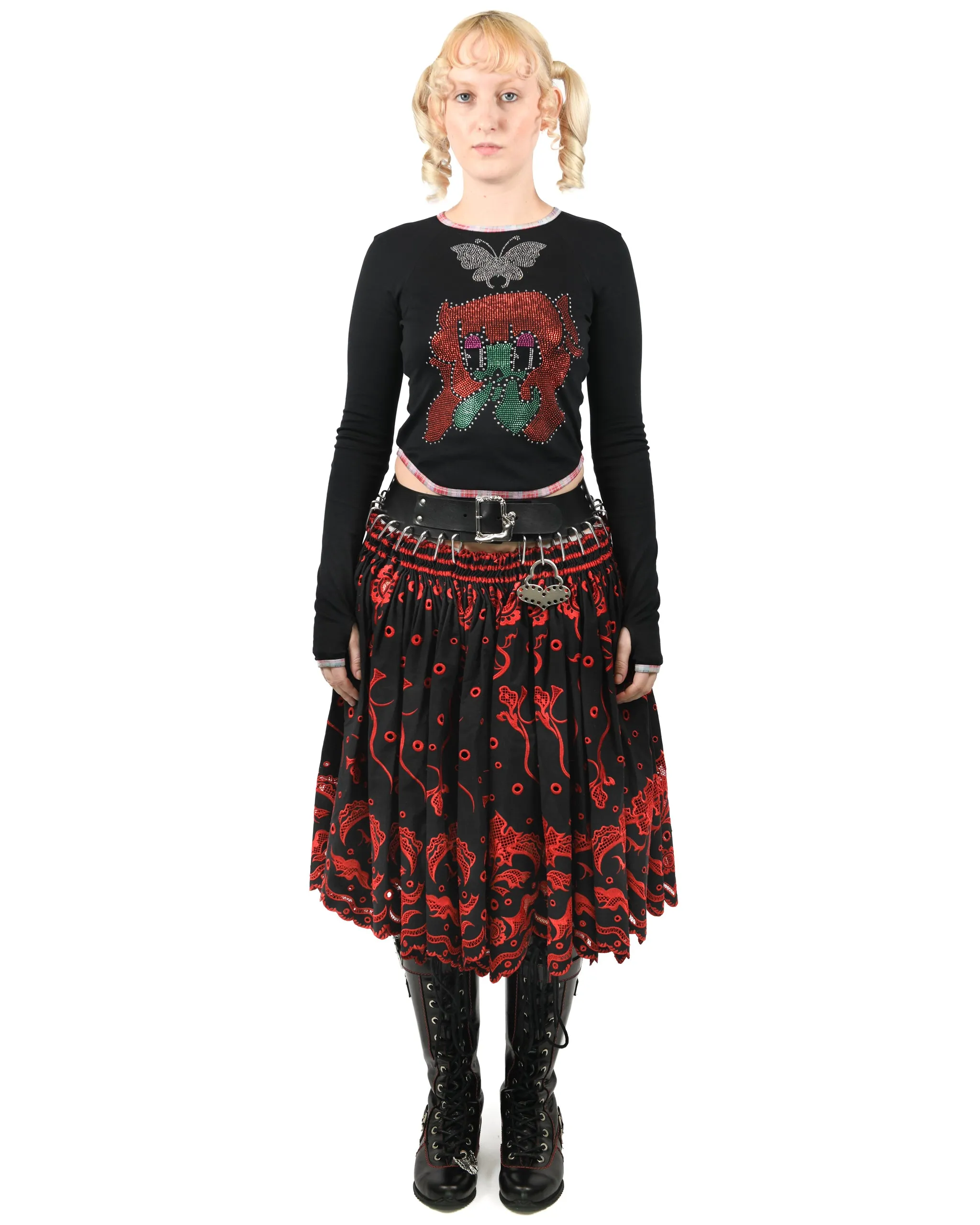 Exclusive Ida Knee Carabiner Skirt sold by Chopova Lowena