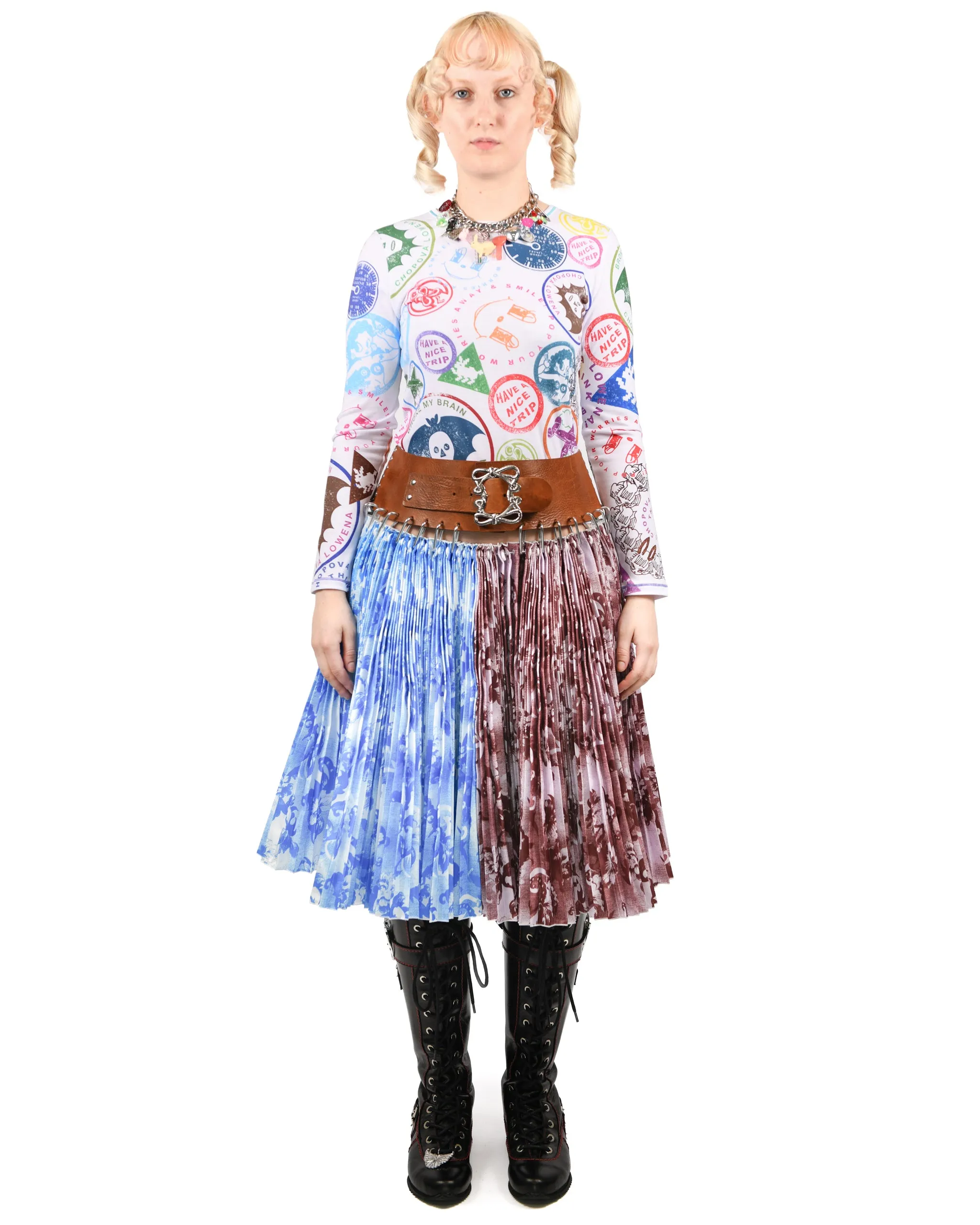 Exclusive Ducky Knee Carabiner Skirt sold by Chopova Lowena