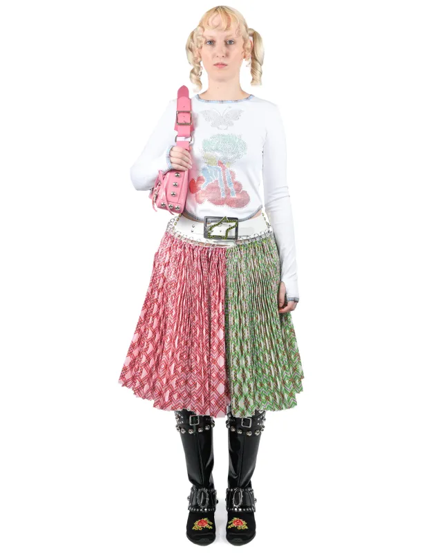 Exclusive Circuit Knee Carabiner Skirt made by Chopova Lowena