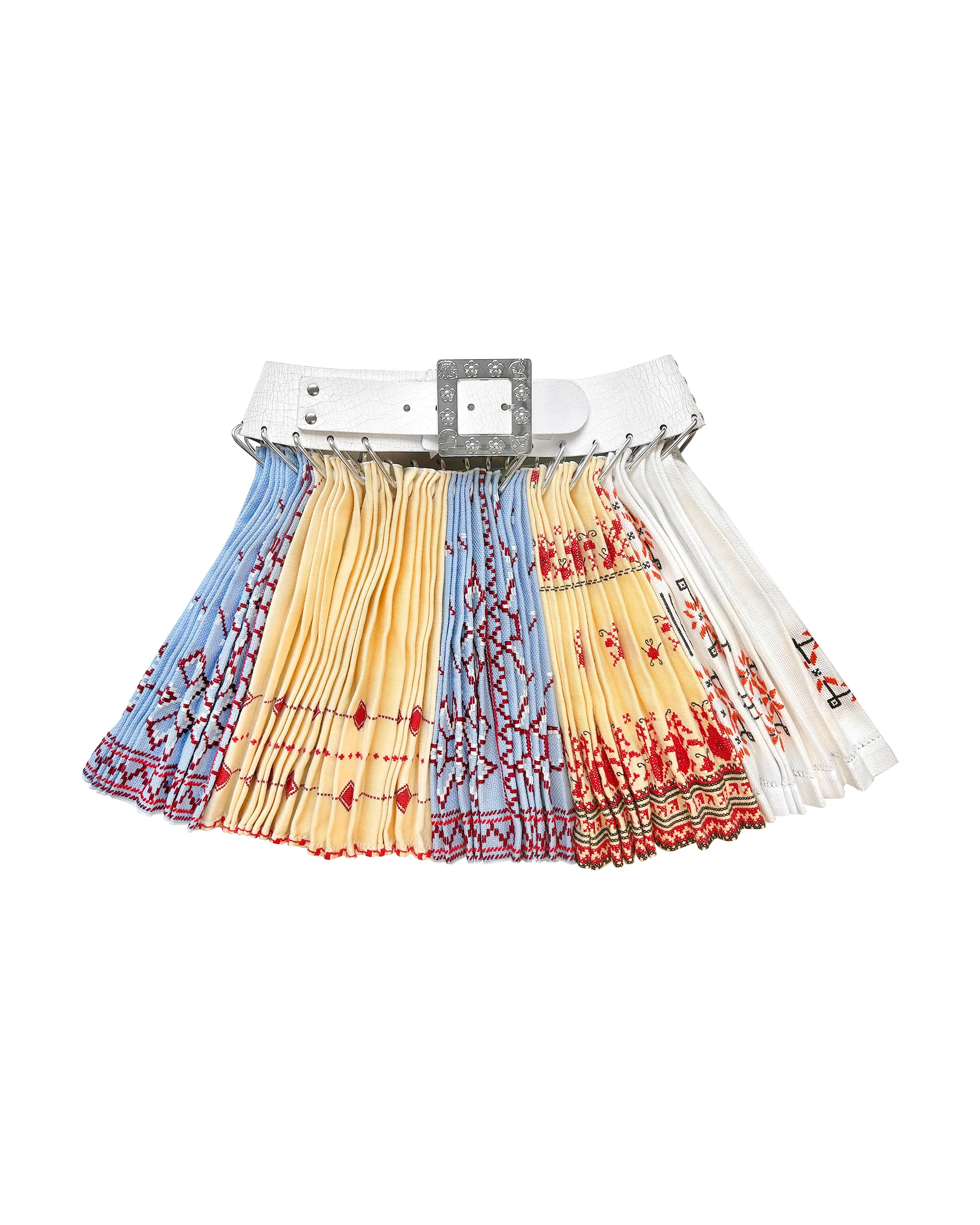 Exclusive Kare Folkloric Mini Carabiner Skirt sold by Chopova Lowena