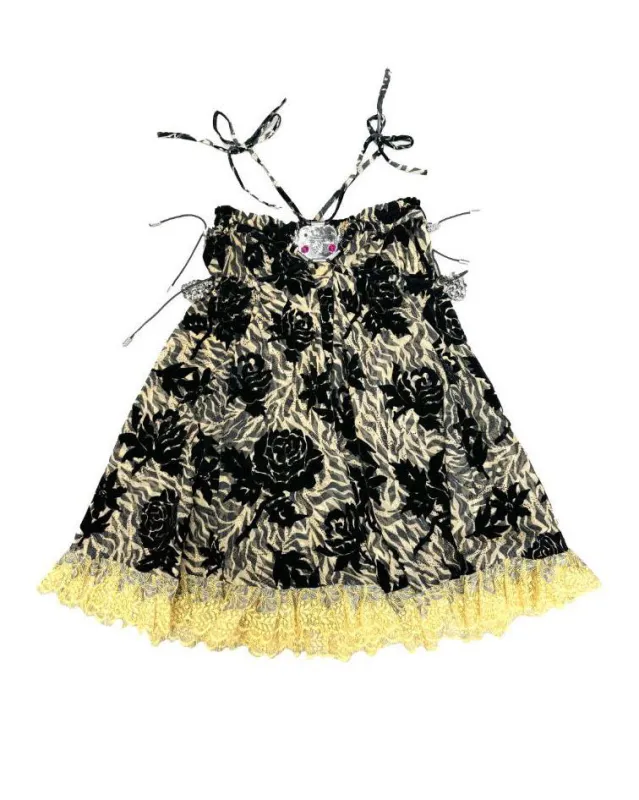 Jackie Mesh Knee Skirt made by Chopova Lowena