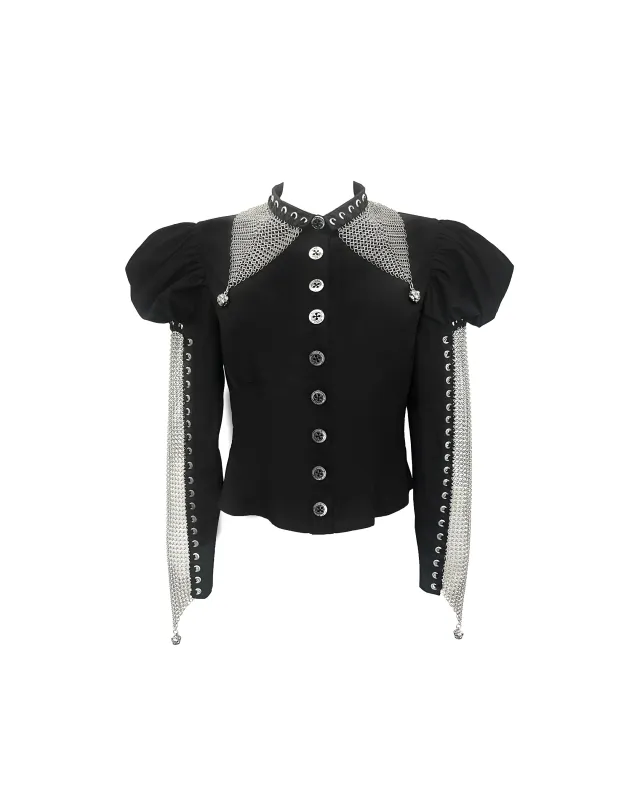 Titan Chainmail Long Sleeve Blouse made by Chopova Lowena