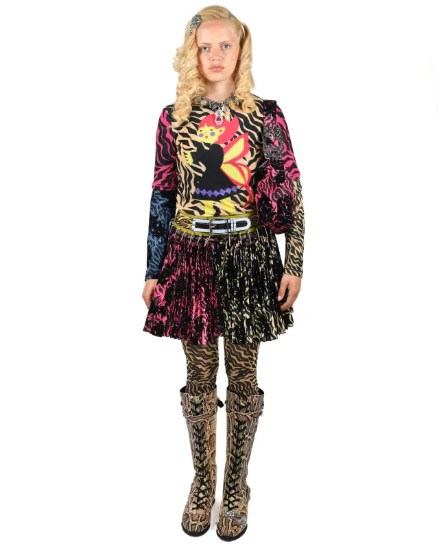 Hairy Fairy Fitted Mesh Top sold by Chopova Lowena