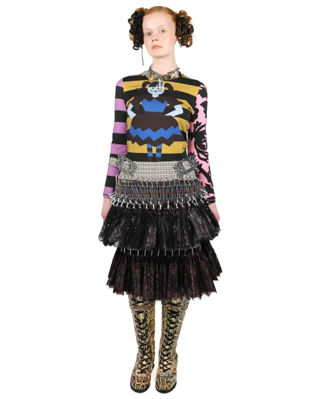 Pippi Fitted Jersey Top sold by Chopova Lowena