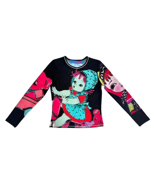 Sweeties Fitted Mesh Top made by Chopova Lowena