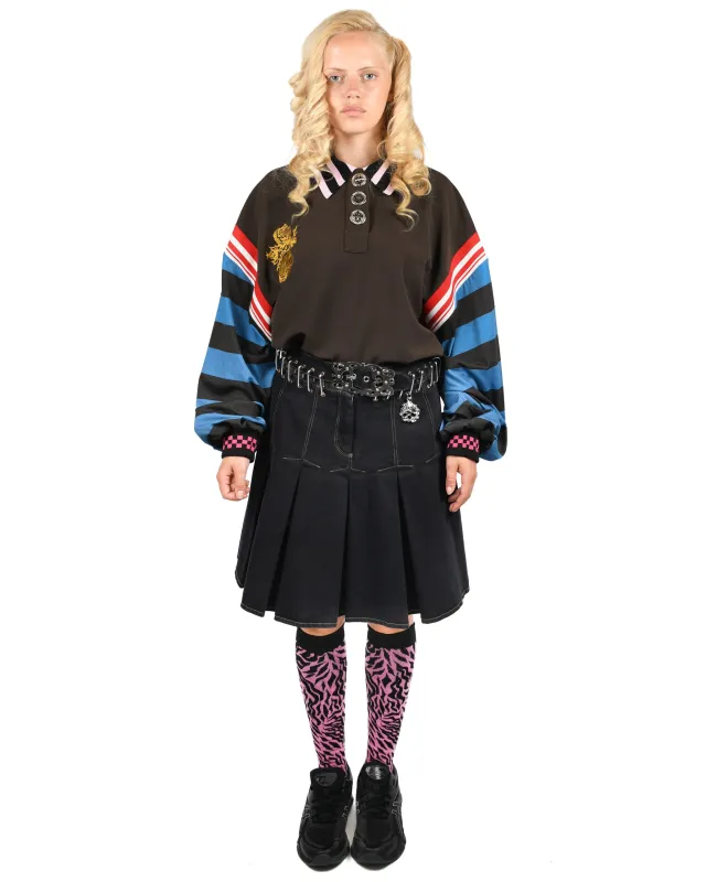 Bevo Denim Carabiner Skirt sold by Chopova Lowena