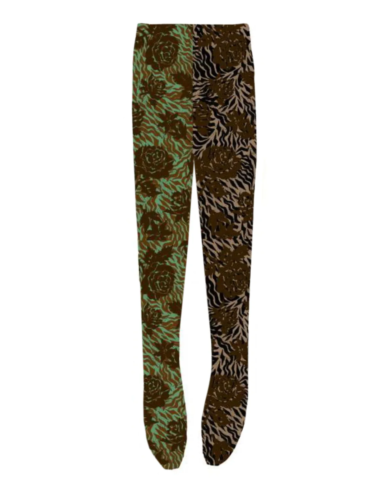 Earth Flocked Mesh Leggings sold by Chopova Lowena