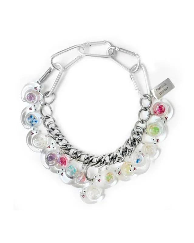 Snails Carabiner Necklace sold by Chopova Lowena