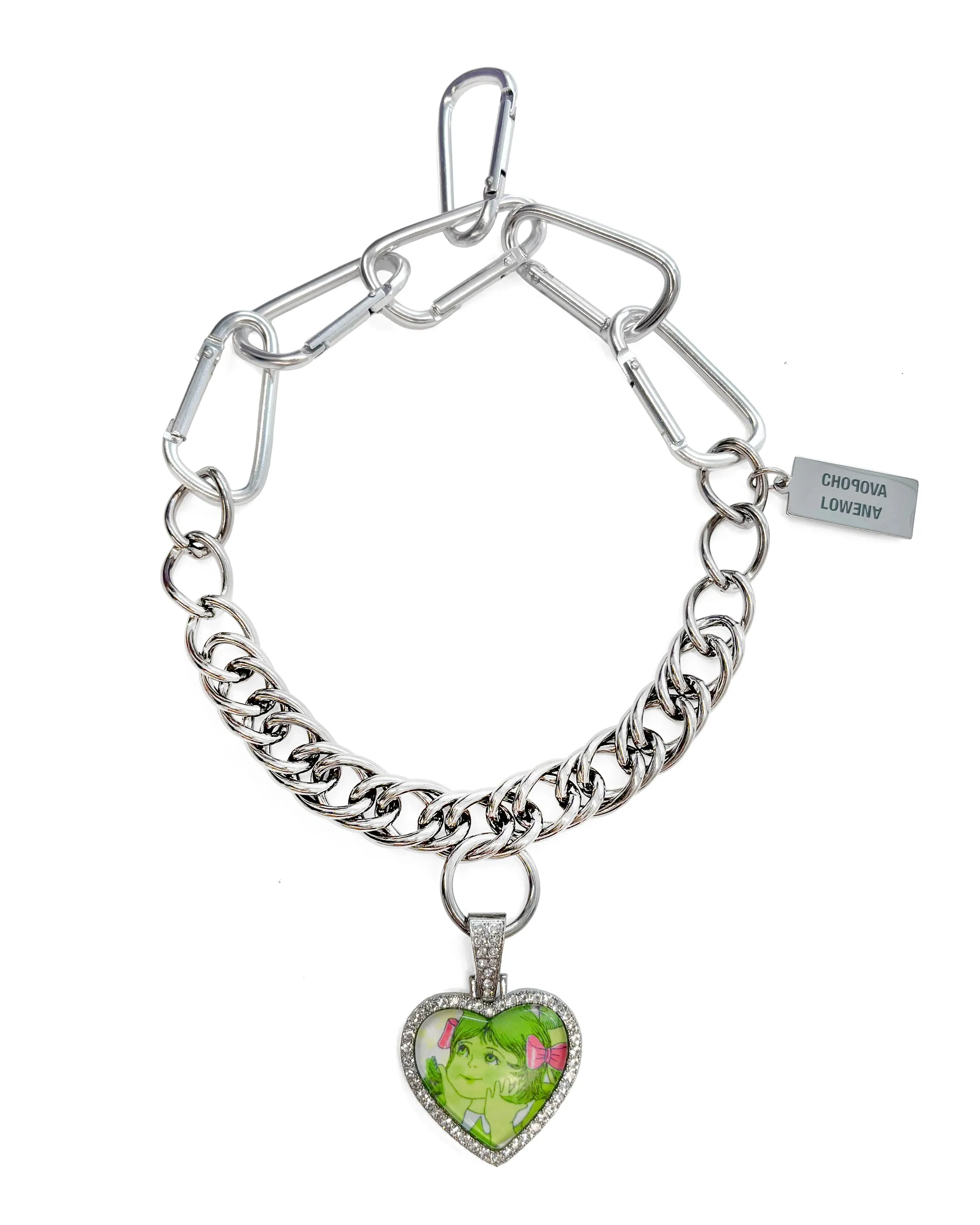 Dreamer Carabiner Necklace sold by Chopova Lowena