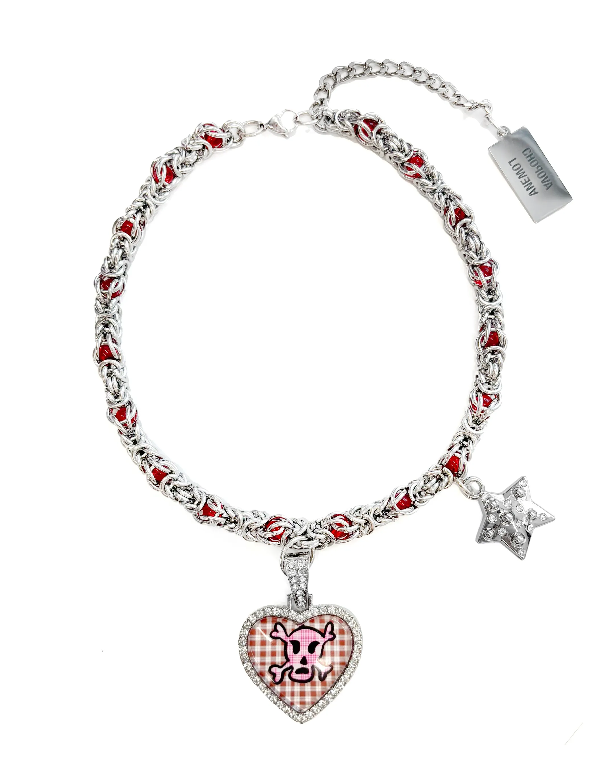 Skull and Cross Bones Necklace sold by Chopova Lowena