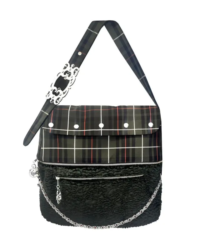 Green Major Combo Bag made by Chopova Lowena