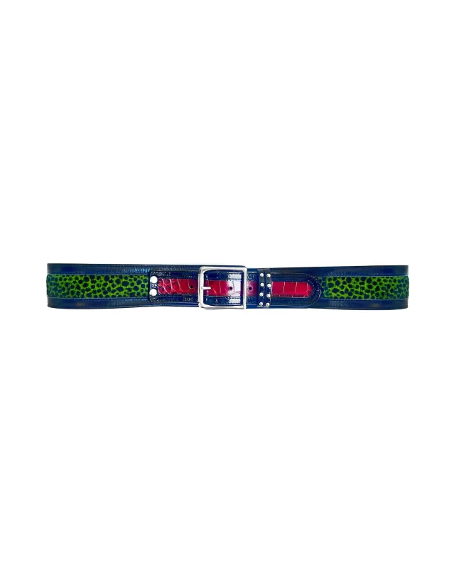 Cheetah Trouser Belt made by Chopova Lowena