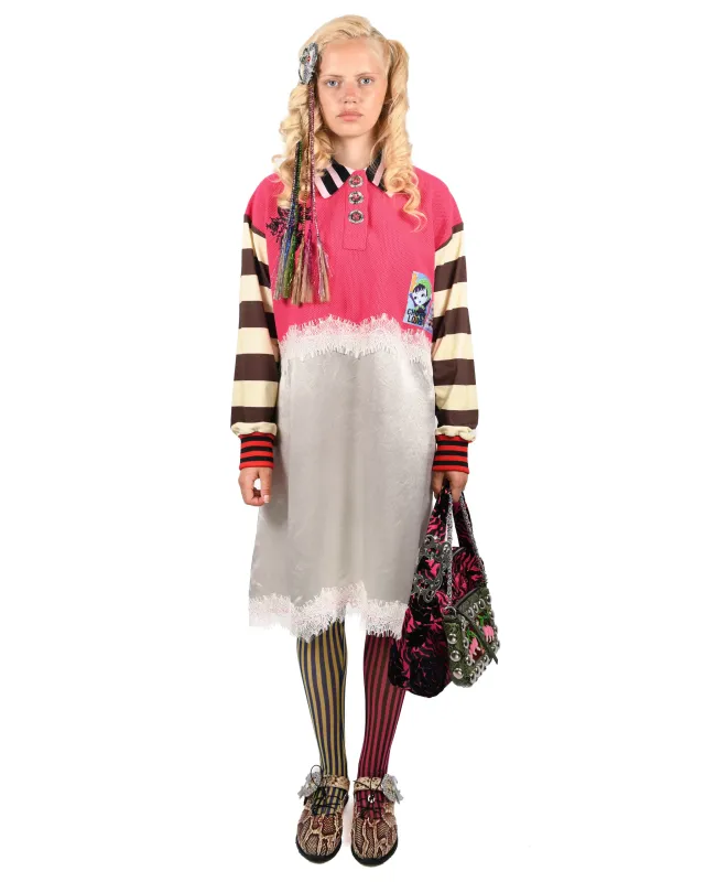 Pink Polo Dress made by Chopova Lowena