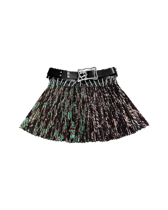 Exclusive Adjustable Belt Wilson Mini Carabiner Skirt sold by Chopova Lowena