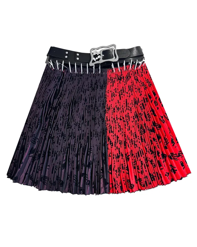 Exclusive Adjustable Belt Laser Knee Carabiner Skirt sold by Chopova Lowena