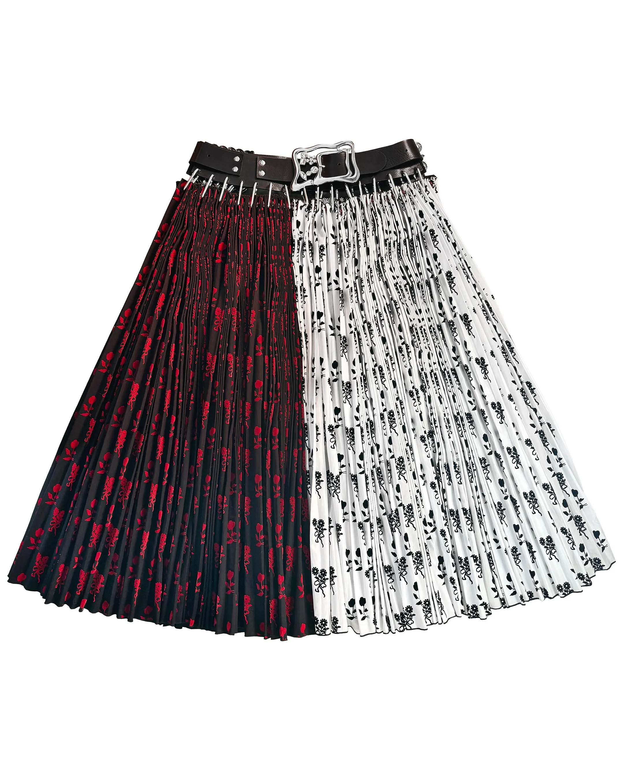 Exclusive Adjustable Belt Clam Midi Carabiner Skirt sold by Chopova Lowena