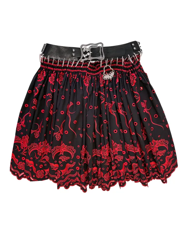 Exclusive Adjustable Belt Ida Knee Carabiner Skirt made by Chopova Lowena