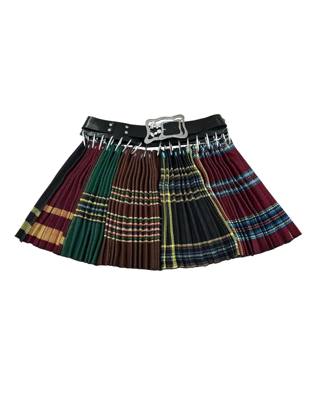 Exclusive Adjustable Belt Vars Folkloric Mini Carabiner Skirt sold by Chopova Lowena