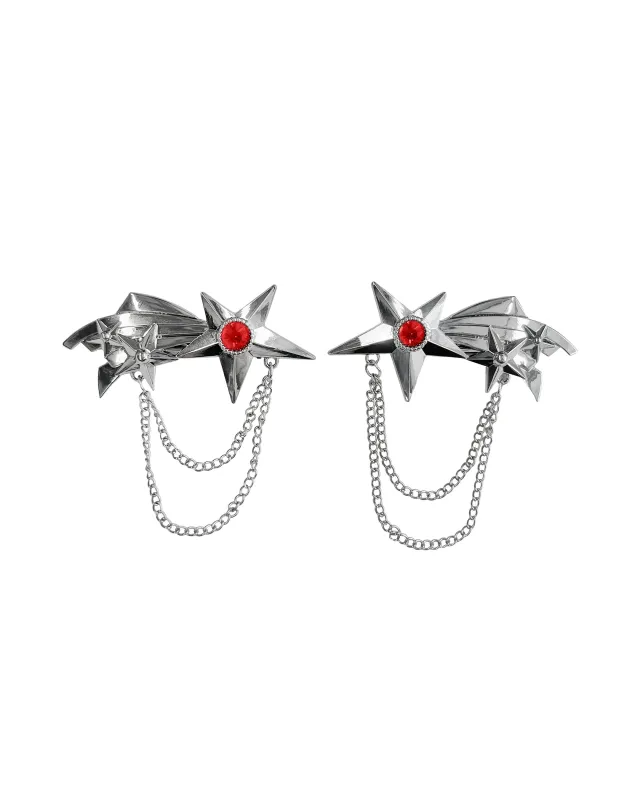 Shooting Star Hair Clips made by Chopova Lowena