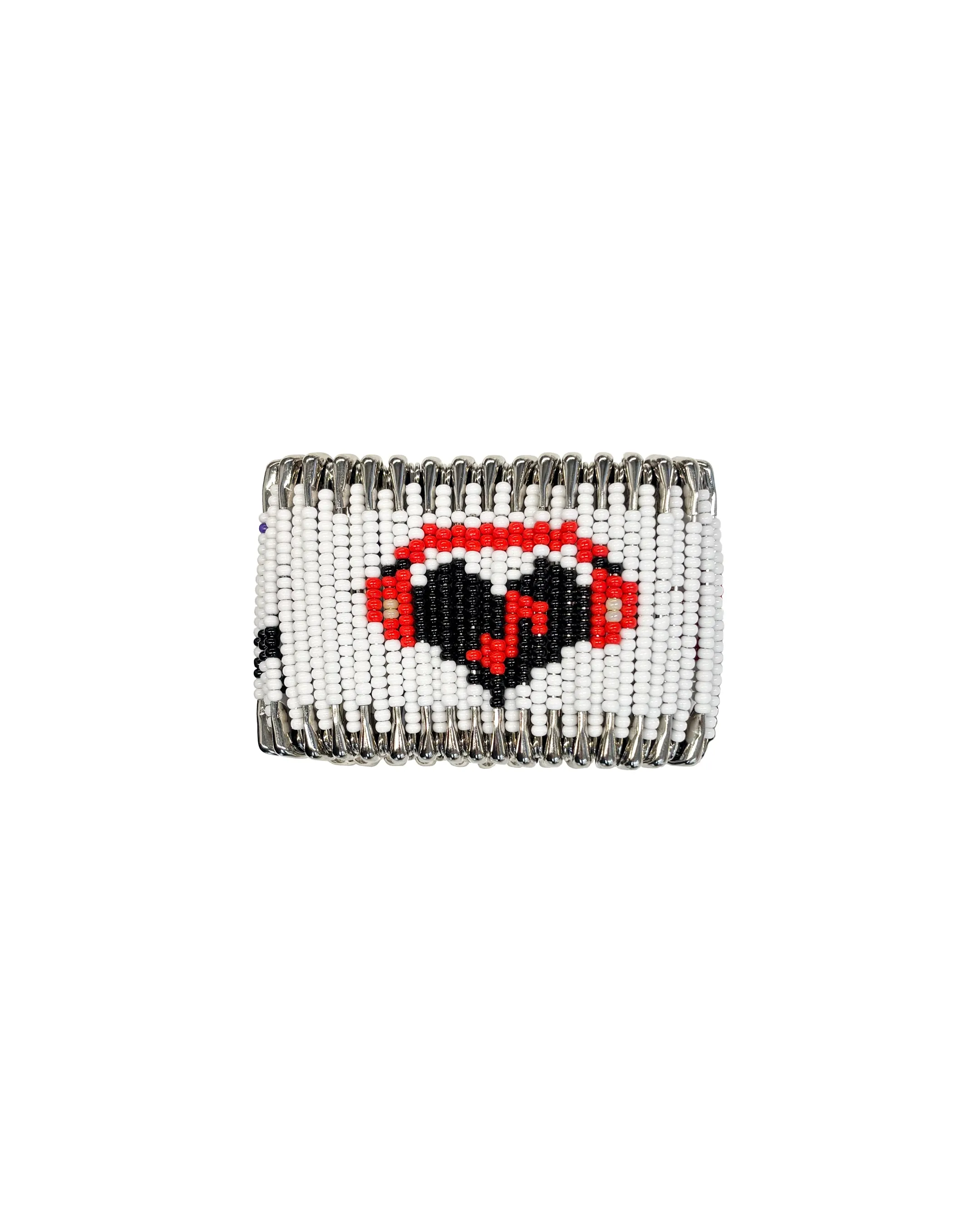 White Safety Pin Bracelet sold by Chopova Lowena product image thumbnail 2