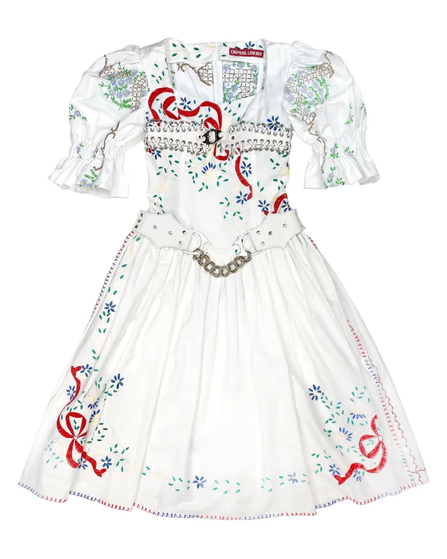 Loepool White Dress made by Chopova Lowena