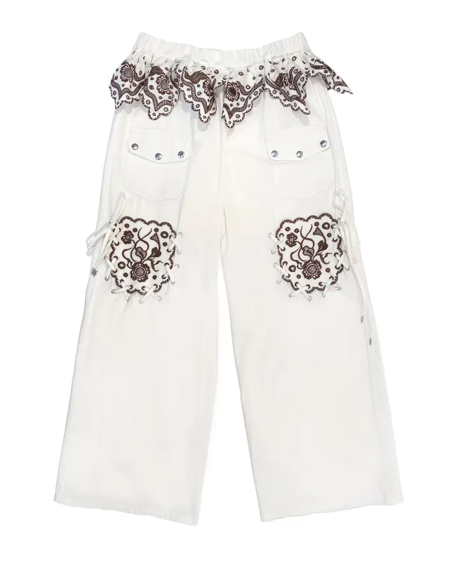 White Lansky Trousers made by Chopova Lowena