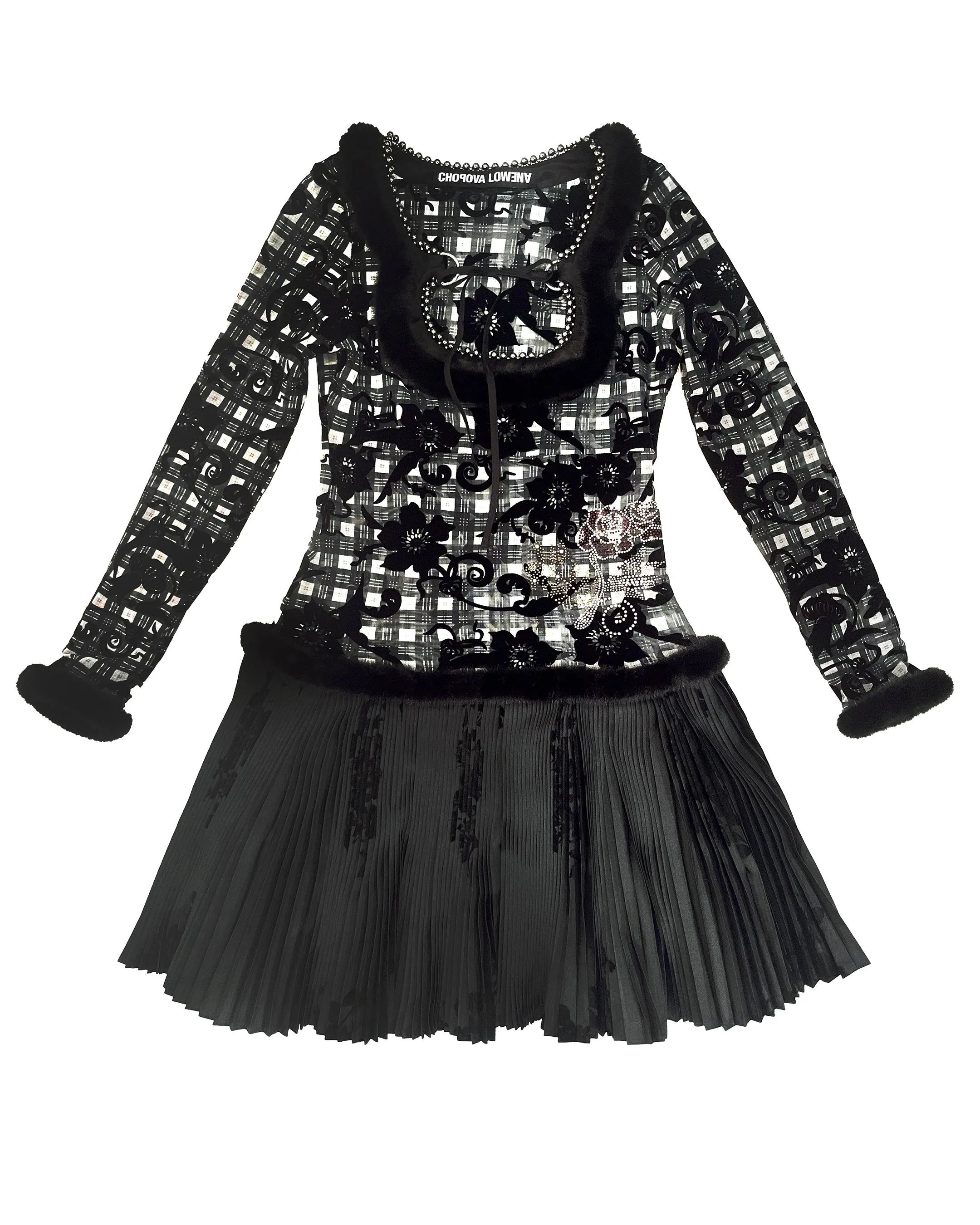 Dew Sweeper Mesh Dress sold by Chopova Lowena